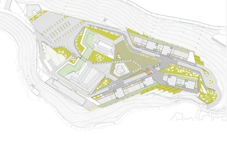 Conjunto residencial de edificios de 152 viviendas, locales y aparcamiento