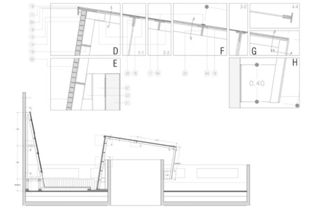 Intervención escultórico-arquitectónica en el terrado de la finca Manso 54
