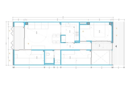 44 subsidized housing units