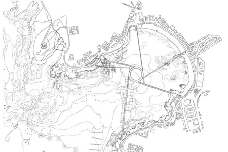 Reorganisation of the seaside border of the Orzan estuary